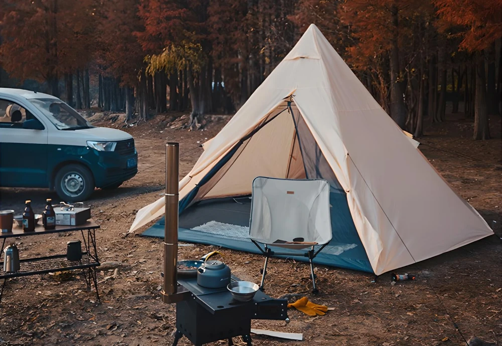pyramid shaped tent